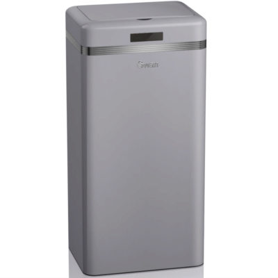 Swan Retro 45l Sensor Bin - Grey Swan Retro 45l Sensor Bin - Grey